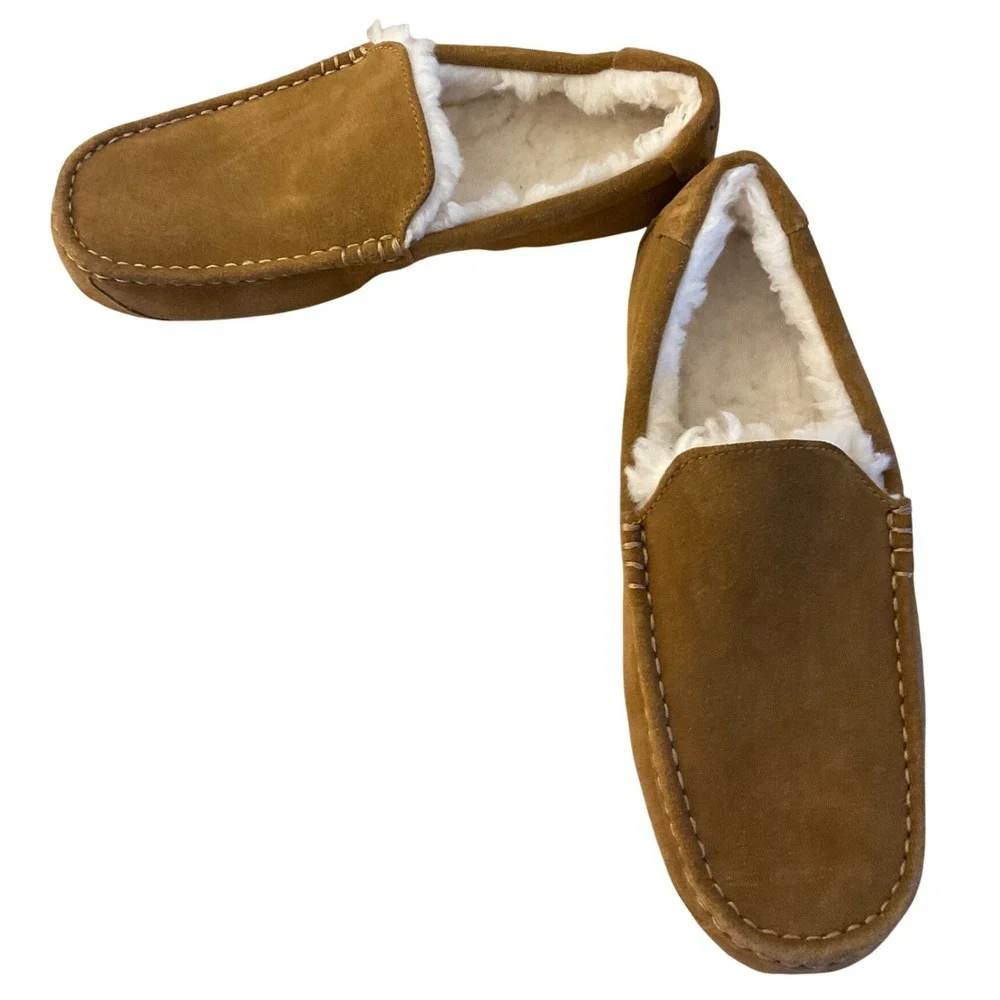Koolaburra by UGG Tipton Slippers Cabin Cozy Lounge Chestnut Suede 1105893 Cabin